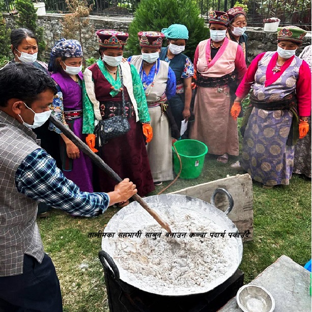 साबुन र हाब्रे हस्तकला तालिम