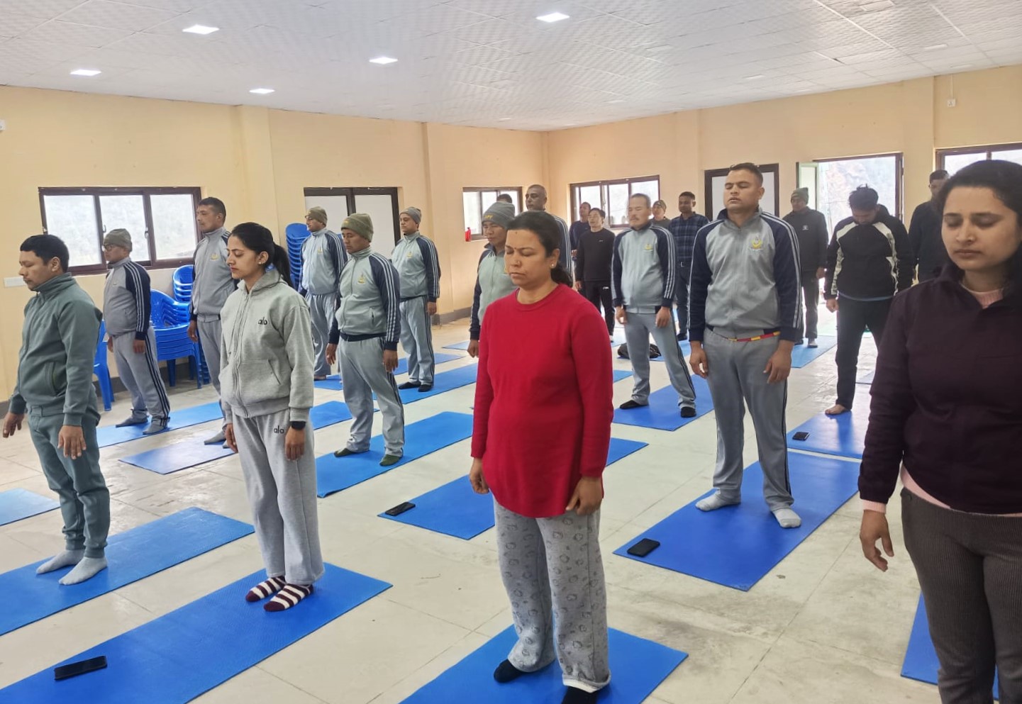 स्वास्थ्य पर्यटन प्रवद्धनार्थ योग शिविरमा