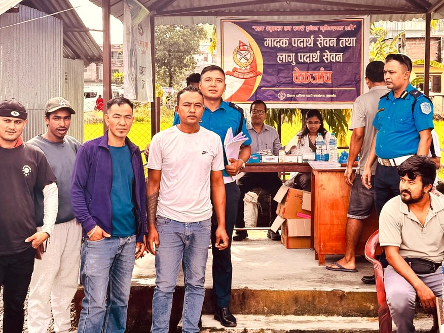 २७ चालकको लापसे परीक्षण